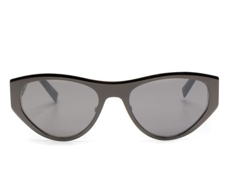 Cutout-Logo Cat-Eye Sunglasses Cheap