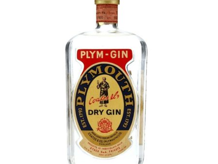 Coates Plym-Gin Dry Gin 1970s 46% 75cl Sale