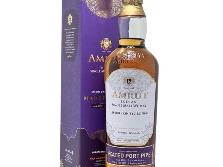 Amrut Peated Port Pipe 60% 70cl on Sale