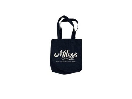 Milroy s  Small  Tote Bag - Black - Gold Print Online now