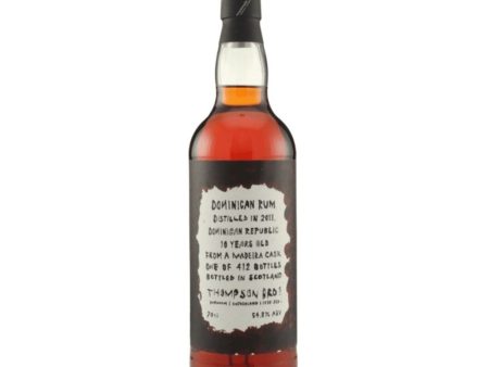 Dominican Rum 10 Year Old 2013 Thompson Bros 54.8% 70cl Discount