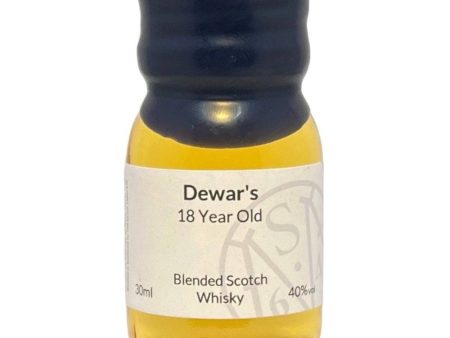 Dewars 18 Year Old Milroy s Sample 40% 3cl Sale