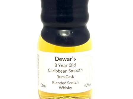 Dewar s 8 Year Old Caribbean Smooth Rum Cask Finish Milroy s Sample 40% 3cl Online