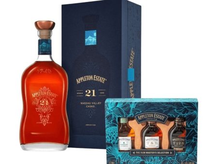 Appleton 21 Year Old 43% 70cl with FREE Appleton Estate Gift Pack Online Sale