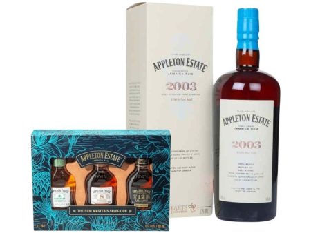 Appleton 18 Year Old 2003 Hearts Collection 63% 70cl with FREE Appleton Estate Gift Pack For Cheap