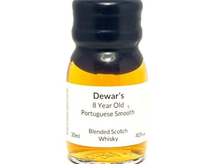 Dewars 8 Year Old Portuguese Smooth Port Cask Finish Milroy s Sample 40% 3cl For Cheap