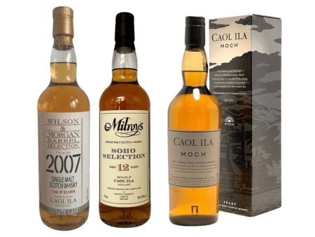 Caol Ila Cask Finishes - Chateau Margaux, White Oak & Moscatel For Sale