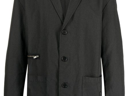 Textured Single-Breasted Blazer Online