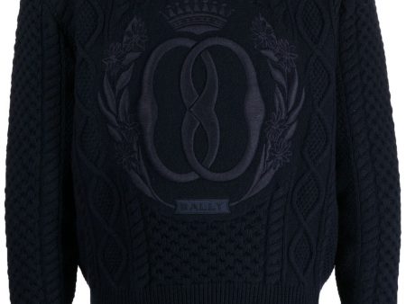 Embroidered Logo Knitted Jumper Supply