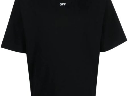 Off Stamp-Print Cotton T-Shirt Cheap