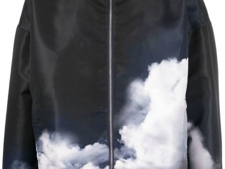 Storm Sky-Print Hooded Jacket Fashion