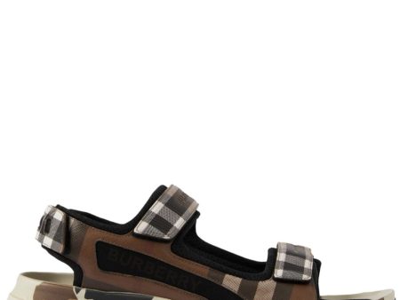 Arthur Check-Pattern Sandals Online Sale