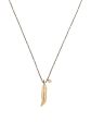 24Kt Gold-Plated Pendant Necklace Fashion