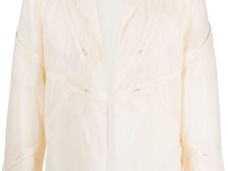 Multiple-Zipper Detail Blazer Hot on Sale