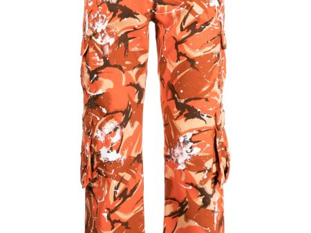 Camouflage-Print Cargo Pants Online Hot Sale