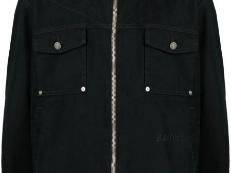 Logo-Embroidered Cotton Jacket Online Sale