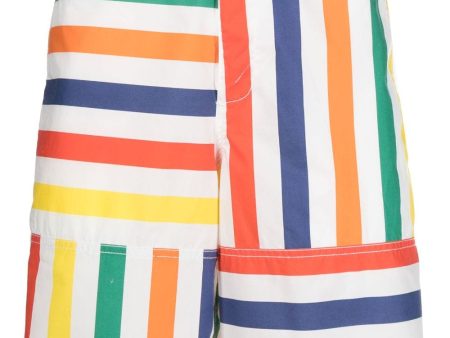 Stripe-Print Shorts Cheap