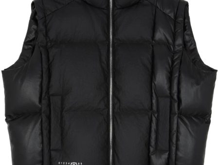 X Chen Peng Logo-Print Padded Gilet Hot on Sale