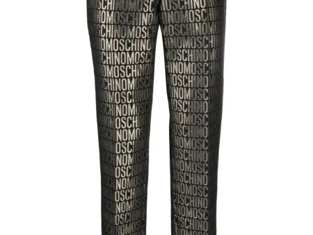 Slim-Cut Logo-Print Trousers Hot on Sale