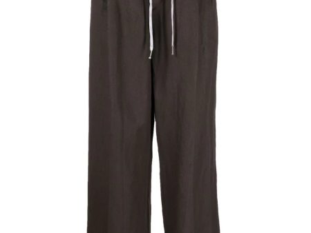 Drawstring Straight-Leg Trousers Online