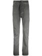 Washed Cotton Slim-Cut Trousers Online Sale