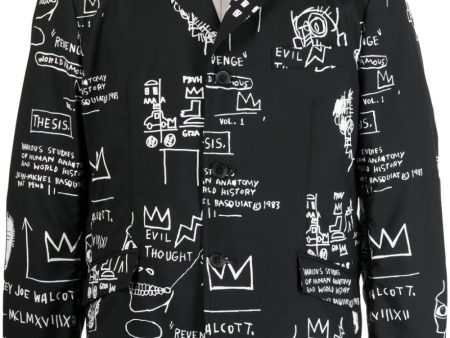 X Basquiat Graphic-Print Blazer Online