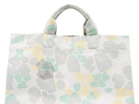 Abstract-Print Cotton Tote Bag For Sale