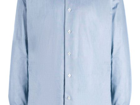 Cutaway-Collar Cotton Shirt For Discount