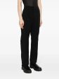 Zip-Detail High-Waist Trousers Cheap