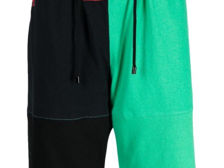 Colour-Block Drawstring Shorts on Sale