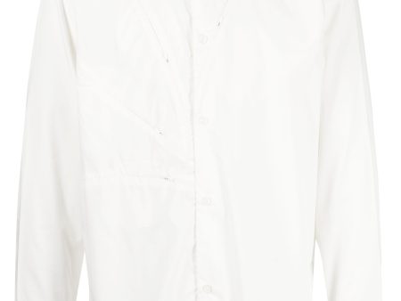 Zip-Detail Long-Sleeve Shirt Online Hot Sale