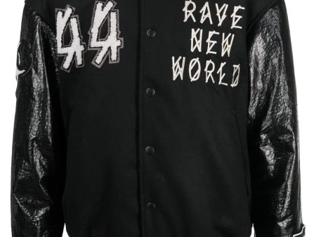 Grad Logo-Patch Bomber Jacket Supply