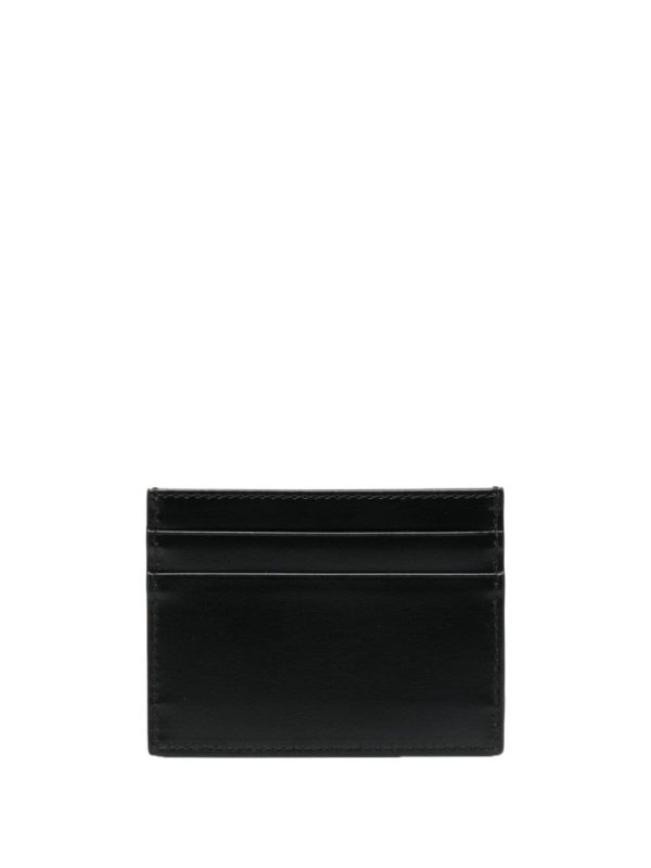 Logo-Print Leather Card Holder Online Hot Sale