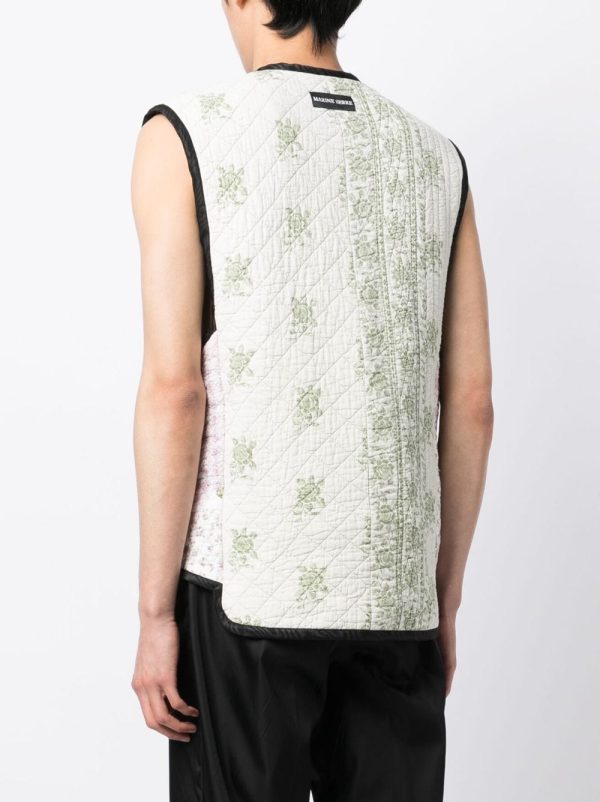 Boutis Floral-Print Armor Gilet Sale