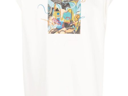 Graphic-Print Sleeveless T-Shirt Sale