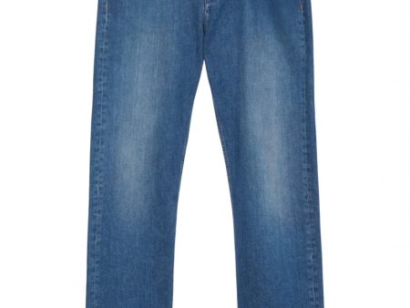 Monogram Straight-Leg Jeans Online Hot Sale