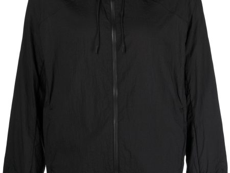 Ripstop Texture Hooded Zip-Up Jacket Online Sale