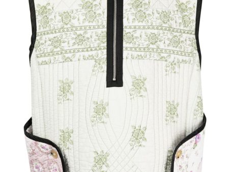 Boutis Floral-Print Armor Gilet Sale