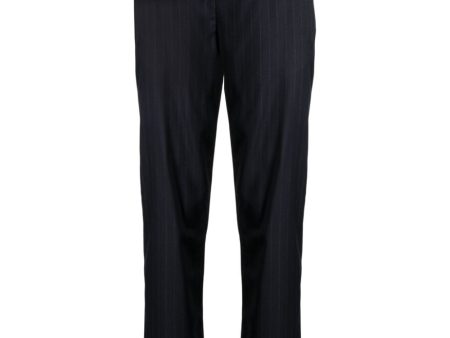 Pinstripe Tapered-Leg Trousers Supply