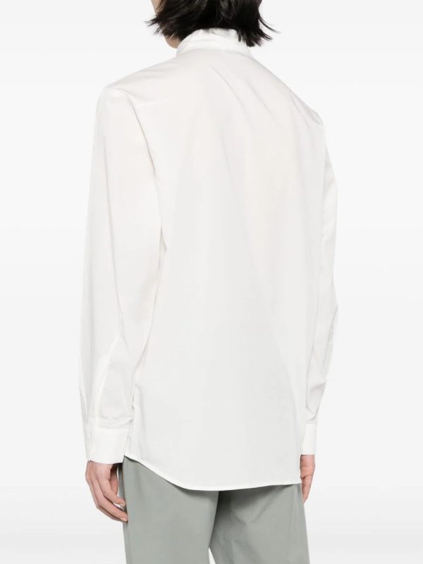 Zip-Detail Long-Sleeve Shirt Online Hot Sale