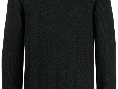 Crew-Neck Wool Jumper For Cheap