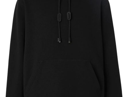 Check-Hood Cotton Hoodie Discount