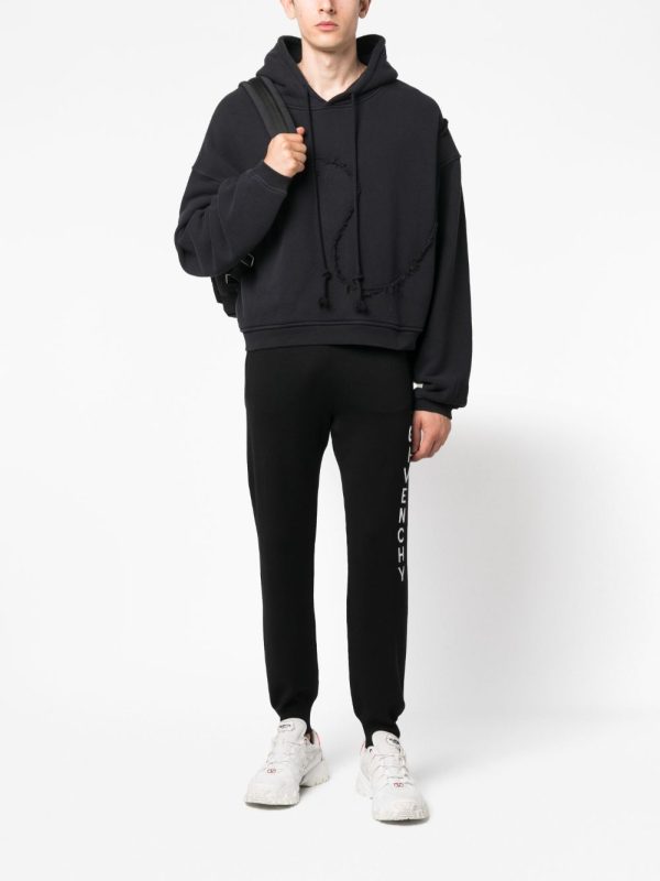 Intarsia-Knit Logo Track Pants For Cheap