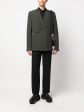 U-Lock Buckle Wool Blazer For Discount