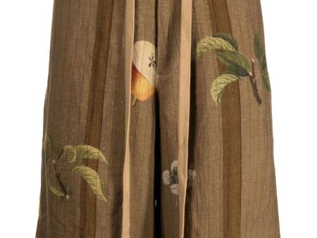 Fruit-Print Linen Shorts on Sale