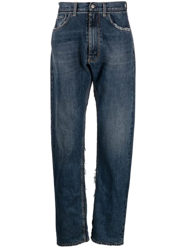 Mid-Rise Tapered-Leg Jeans Online now