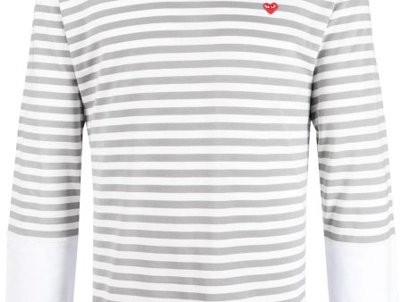 Striped Long-Sleeve T-Shirt Online