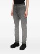 Washed Cotton Slim-Cut Trousers Online Sale