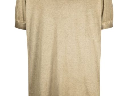 Faded-Effect Cotton T-Shirt on Sale