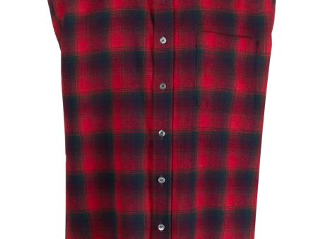 Pendleton Plaid Check-Print Sleeveless Shirt Fashion